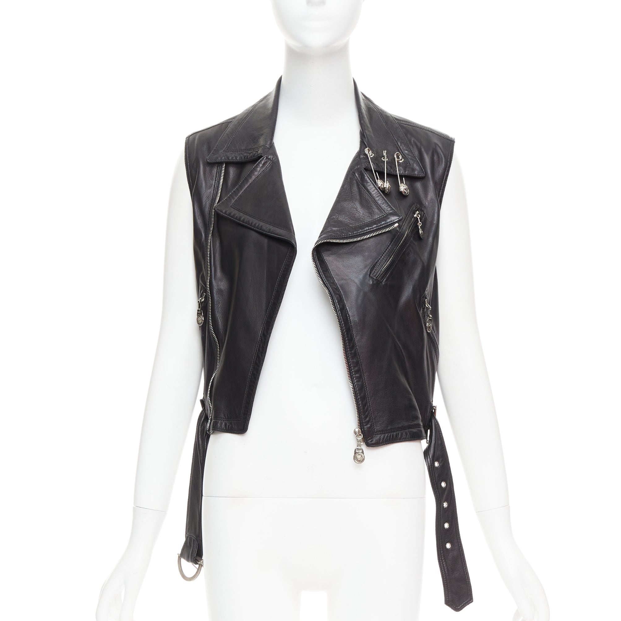 Gianni Versace Medusa Pin Vest - Image 6