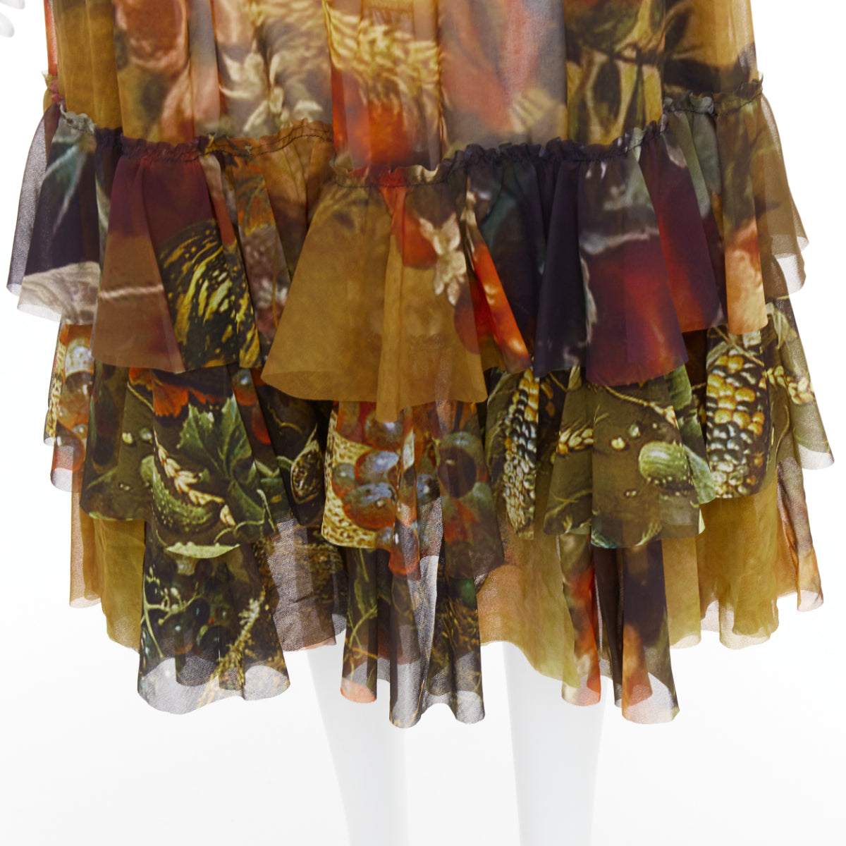 Comme Des Garcons Face Print Skirt - Back view