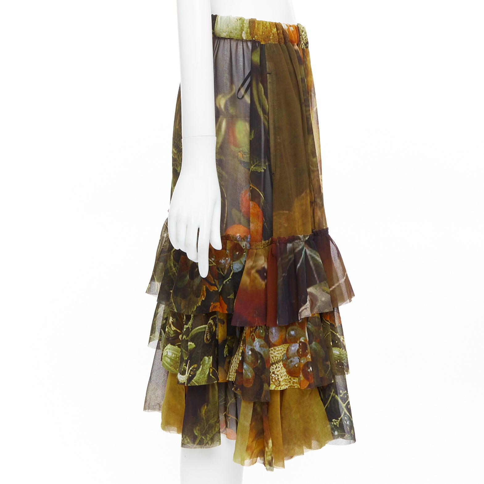 Comme Des Garcons Face Print Skirt - 4