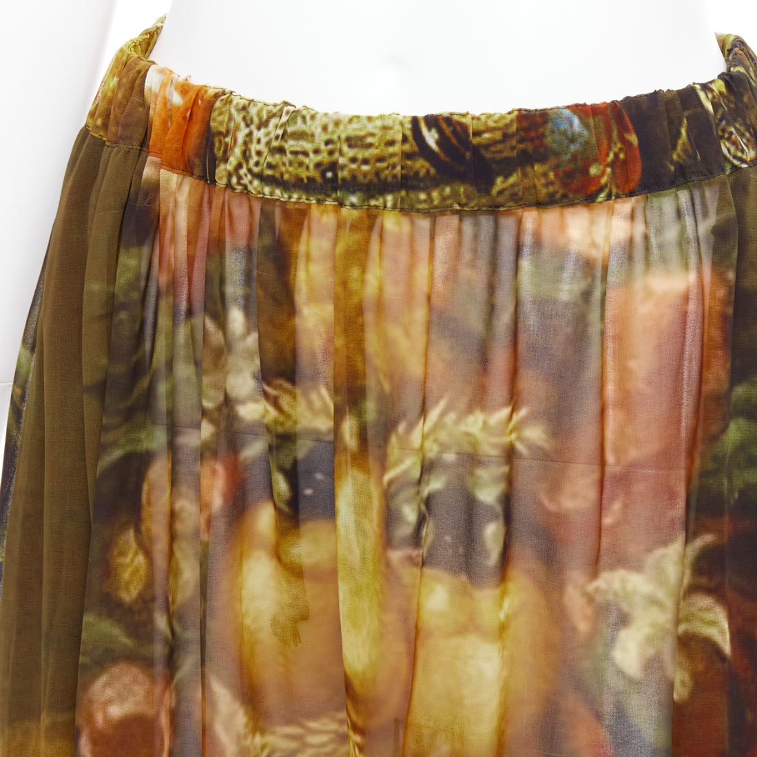 Comme Des Garcons Face Print Skirt - Detail 2