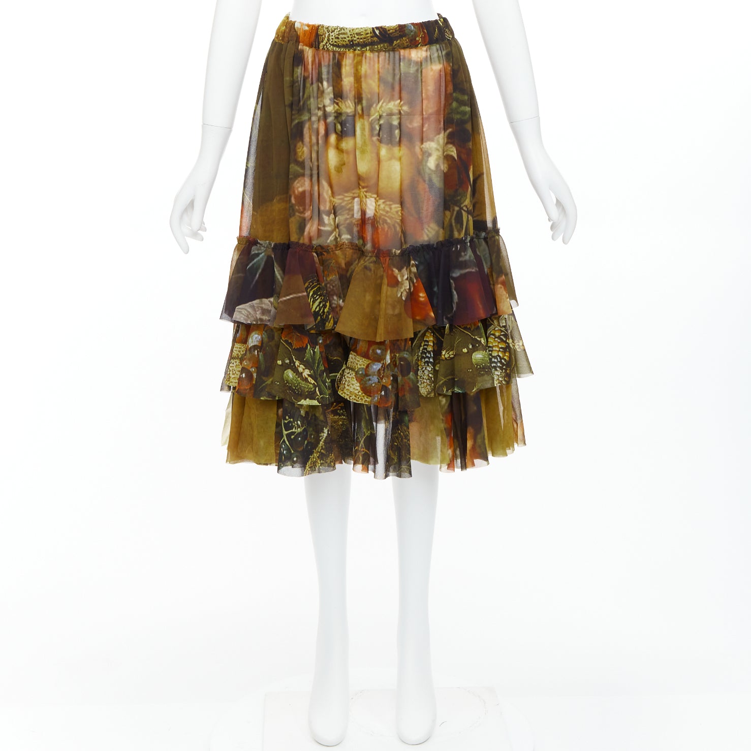 Comme Des Garcons Face Print Skirt - Image 11