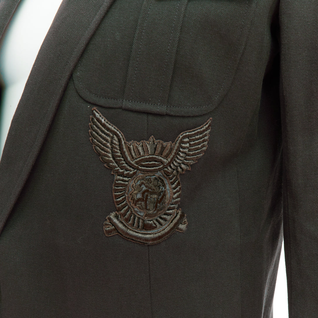 Balmain Green Military Jacket - Detail 2