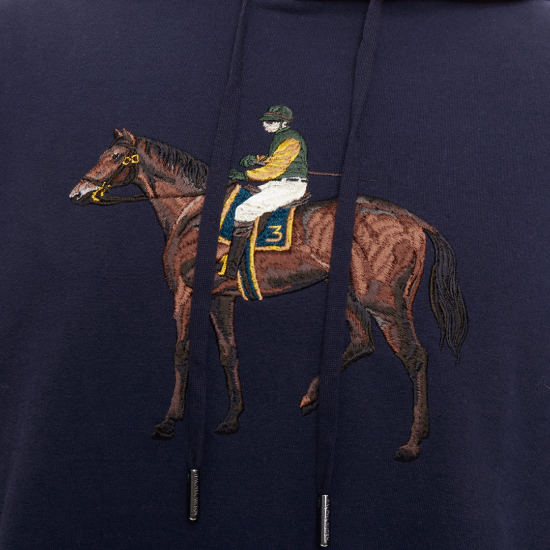 Ralph Lauren Horse Embroidered Hoodie - Back view
