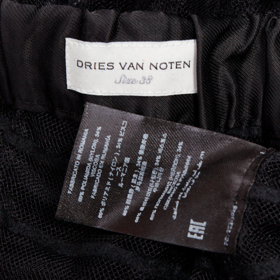 Dries Van Noten Sheer Straight Pants - Image 10