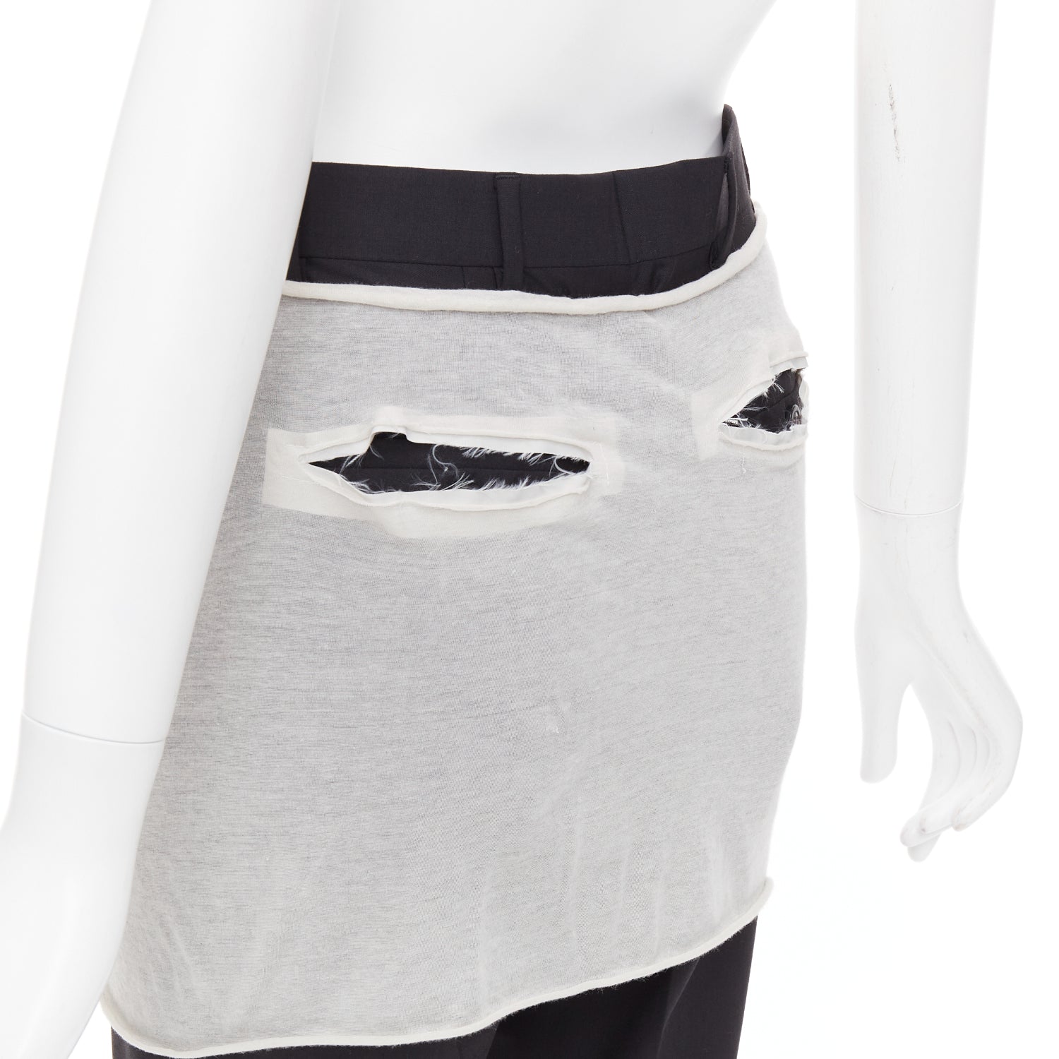 Rick Owens Patchwork Pants - Back view