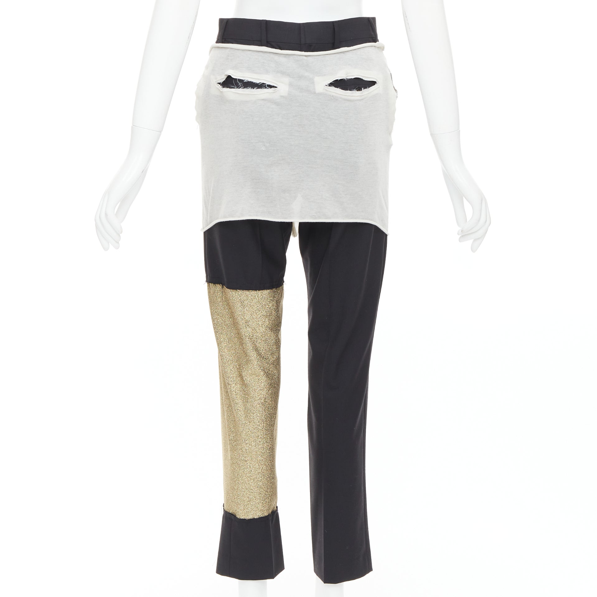 Rick Owens Patchwork Pants - Side view