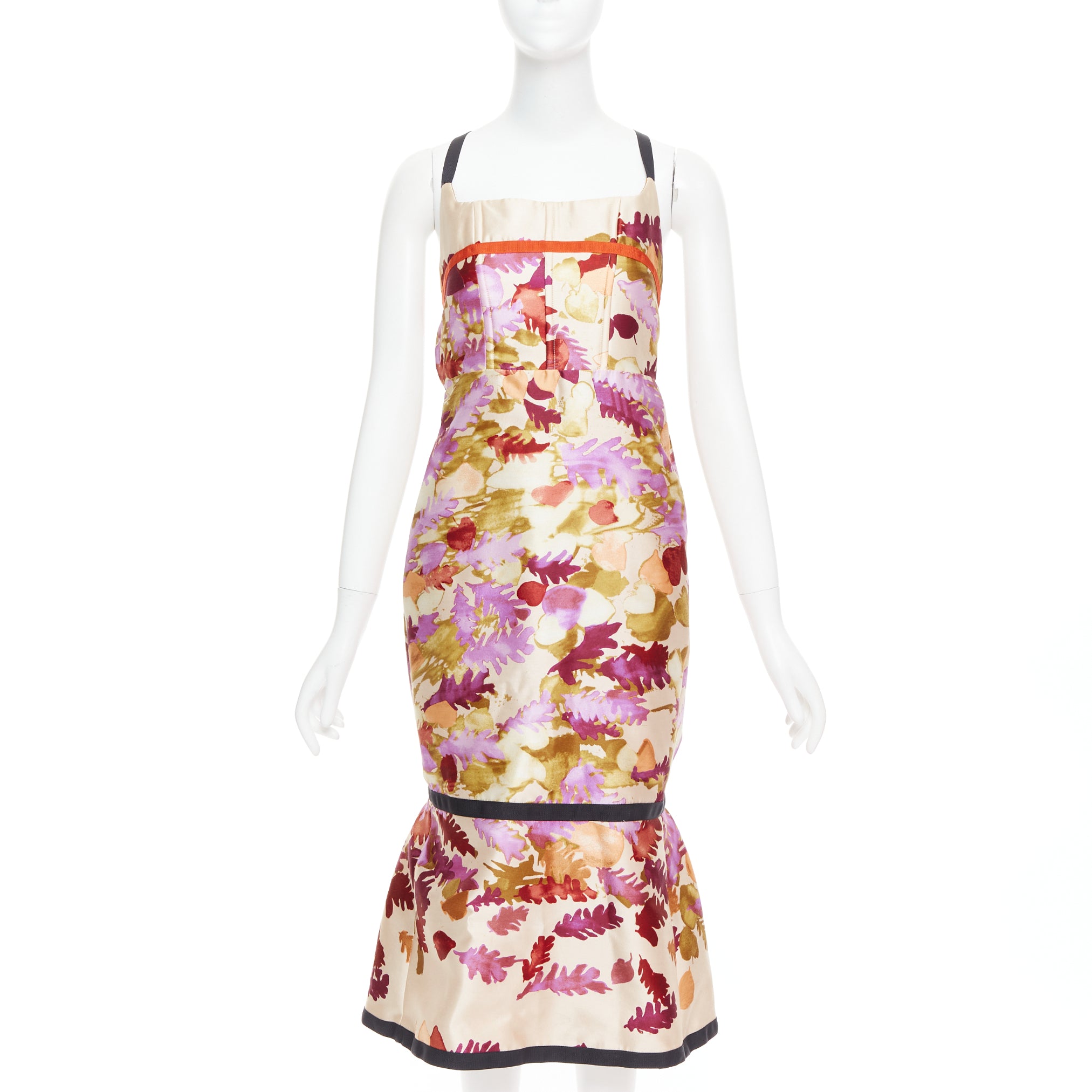 Prada Floral Bondage Dress