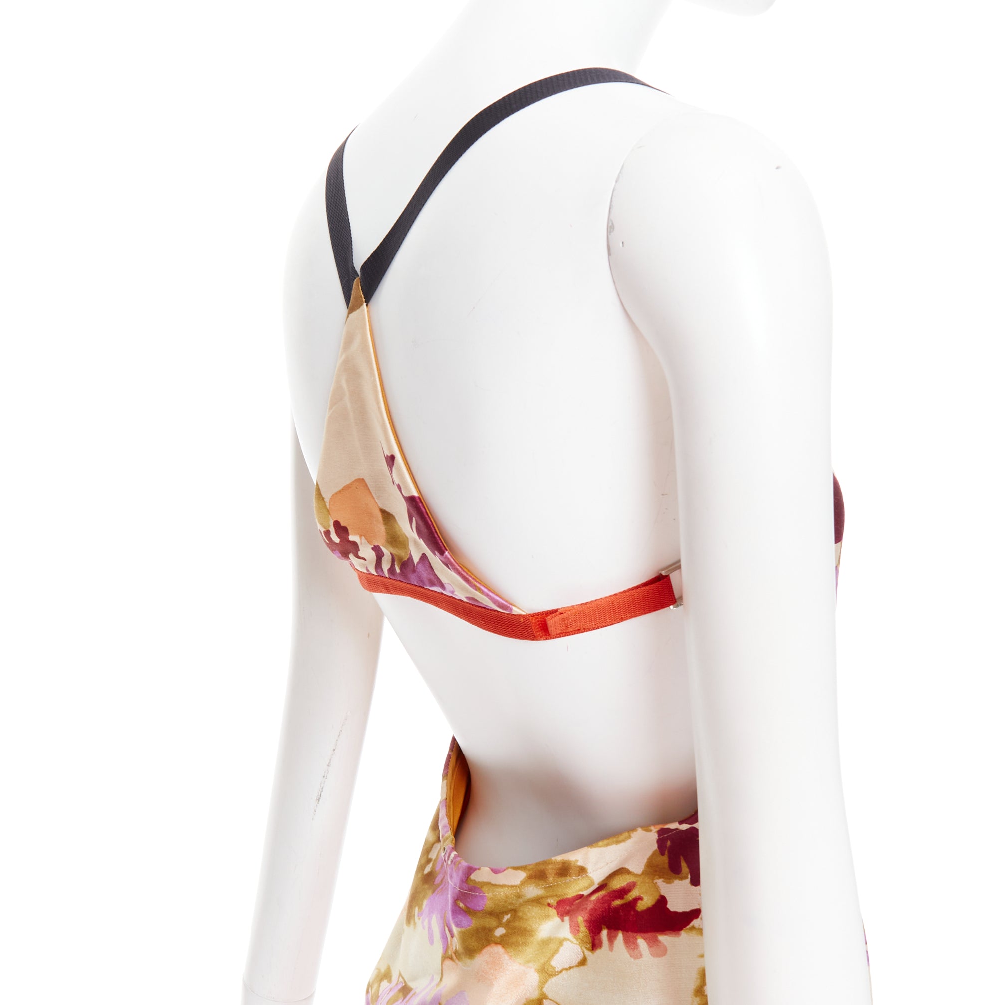 Prada Floral Bondage Dress - Detail 1