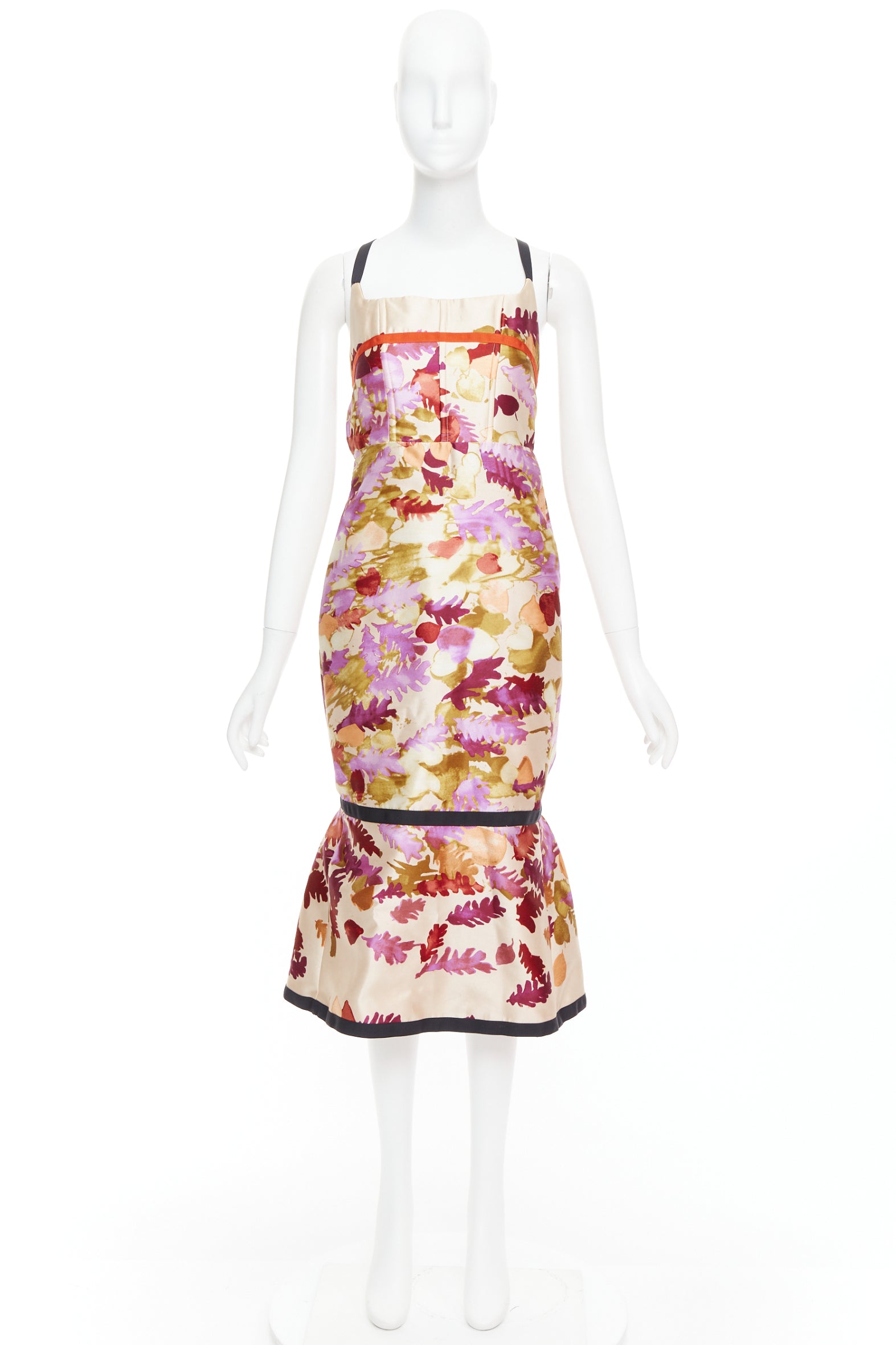 Prada Floral Bondage Dress - Image 12