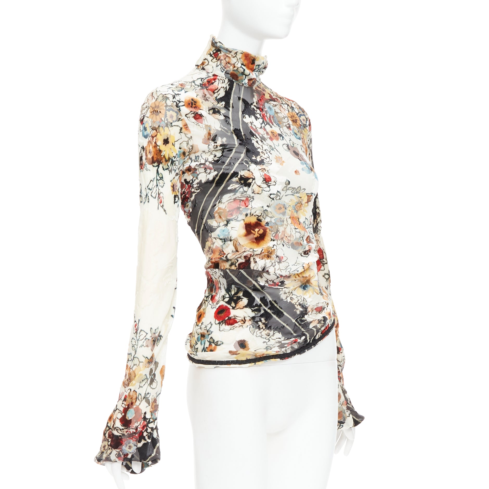Jean Paul Gaultier Floral Devore Top - Image 6