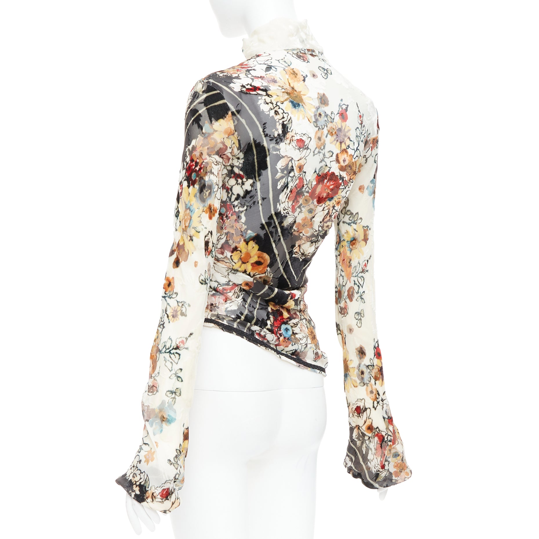 Jean Paul Gaultier Floral Devore Top - Detail 1