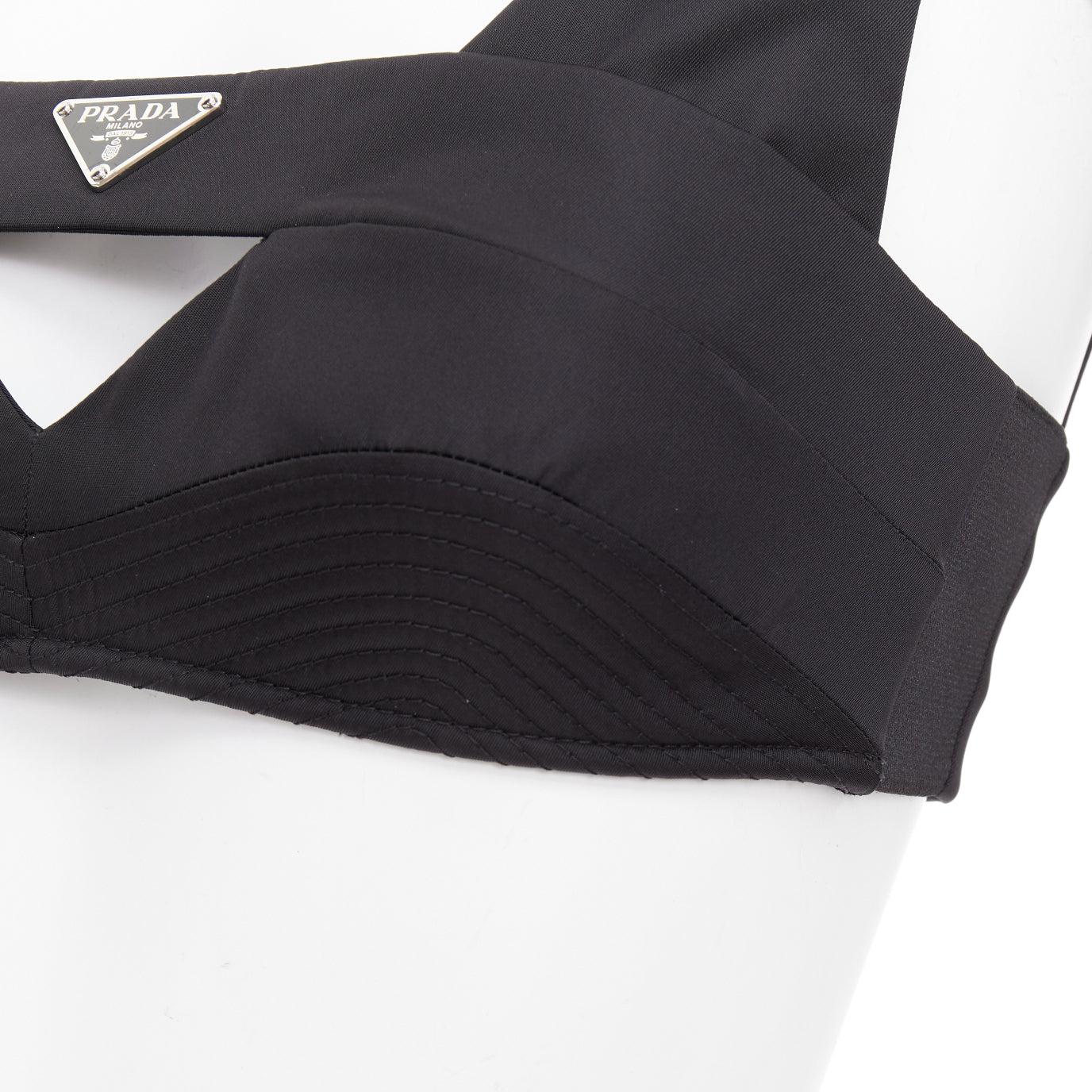Prada Triangle Logo Bralette - Detail 2