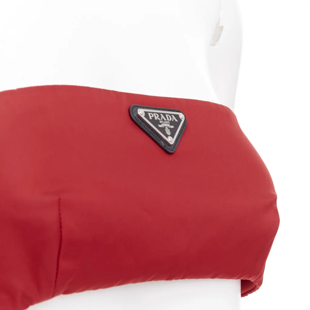 Prada Strapless Bustier Tube Red Never worn, with tag - Back View