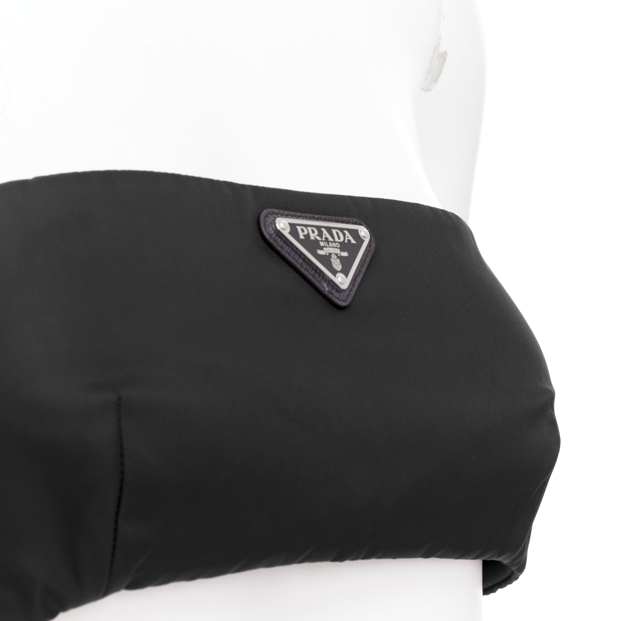 Prada Plunge Crop Bralette - Back view