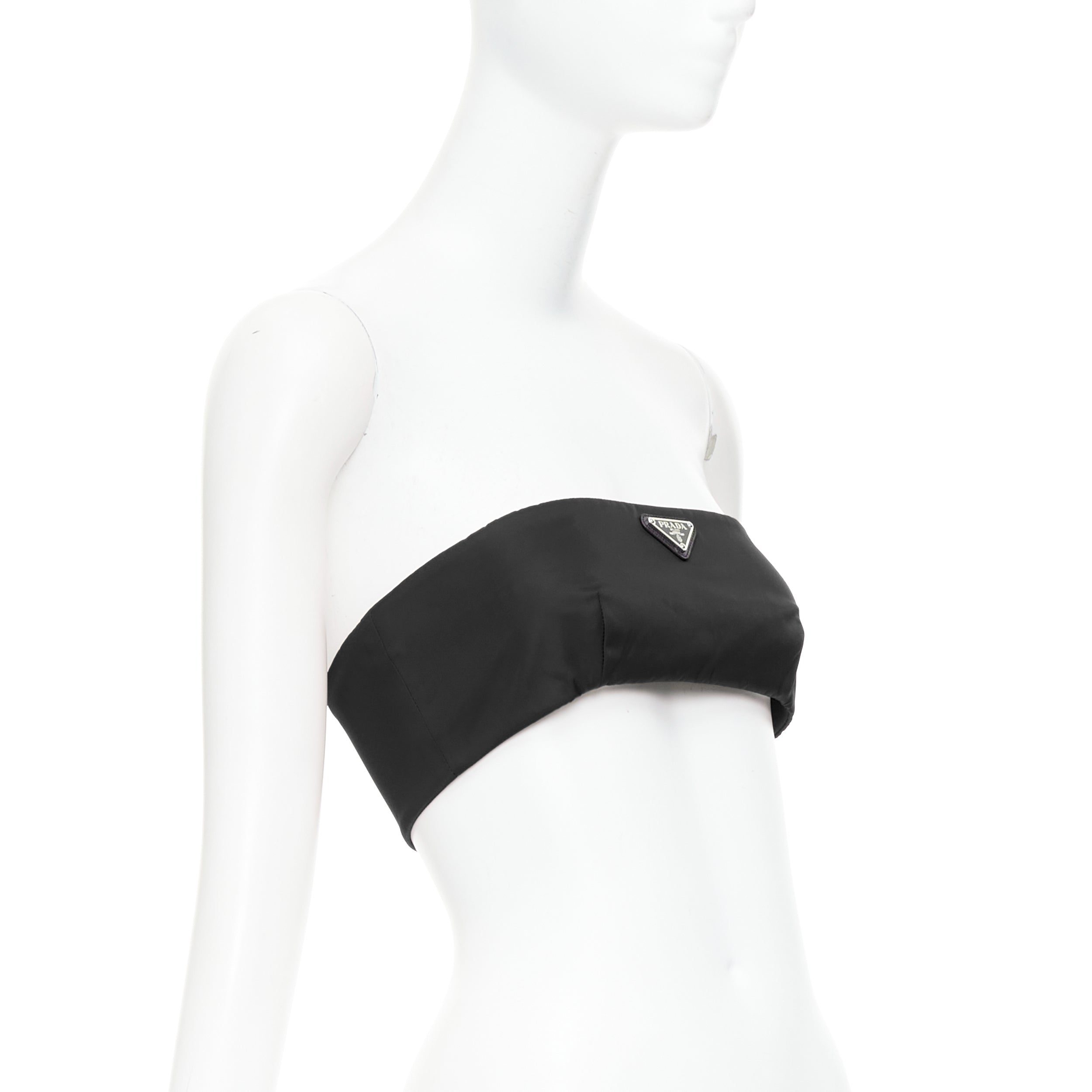 Prada Plunge Crop Bralette - Image 6