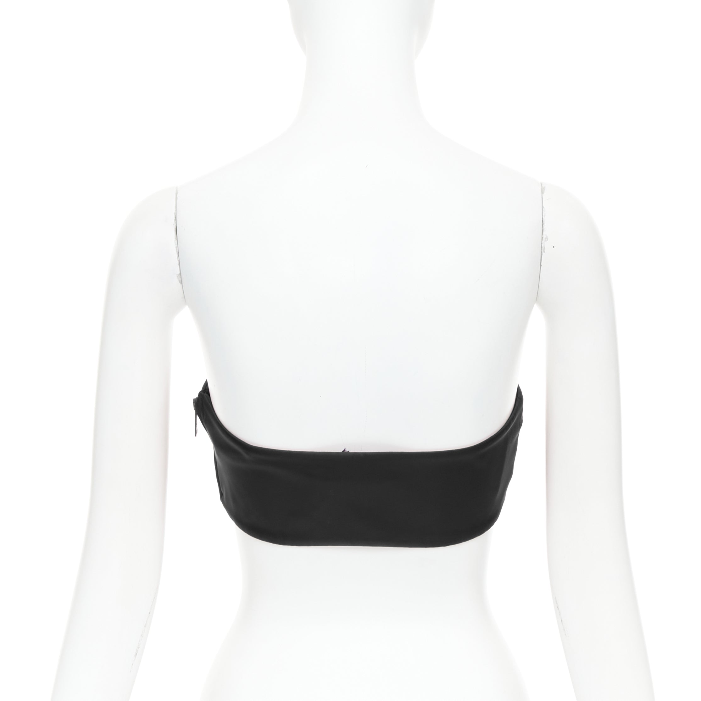 Prada Plunge Crop Bralette - Side view