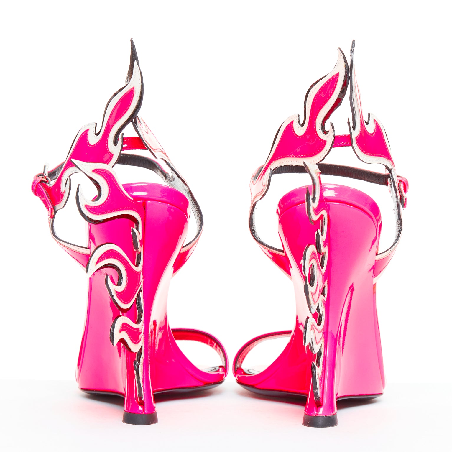 Prada Flame Wedge Sandal - Side view