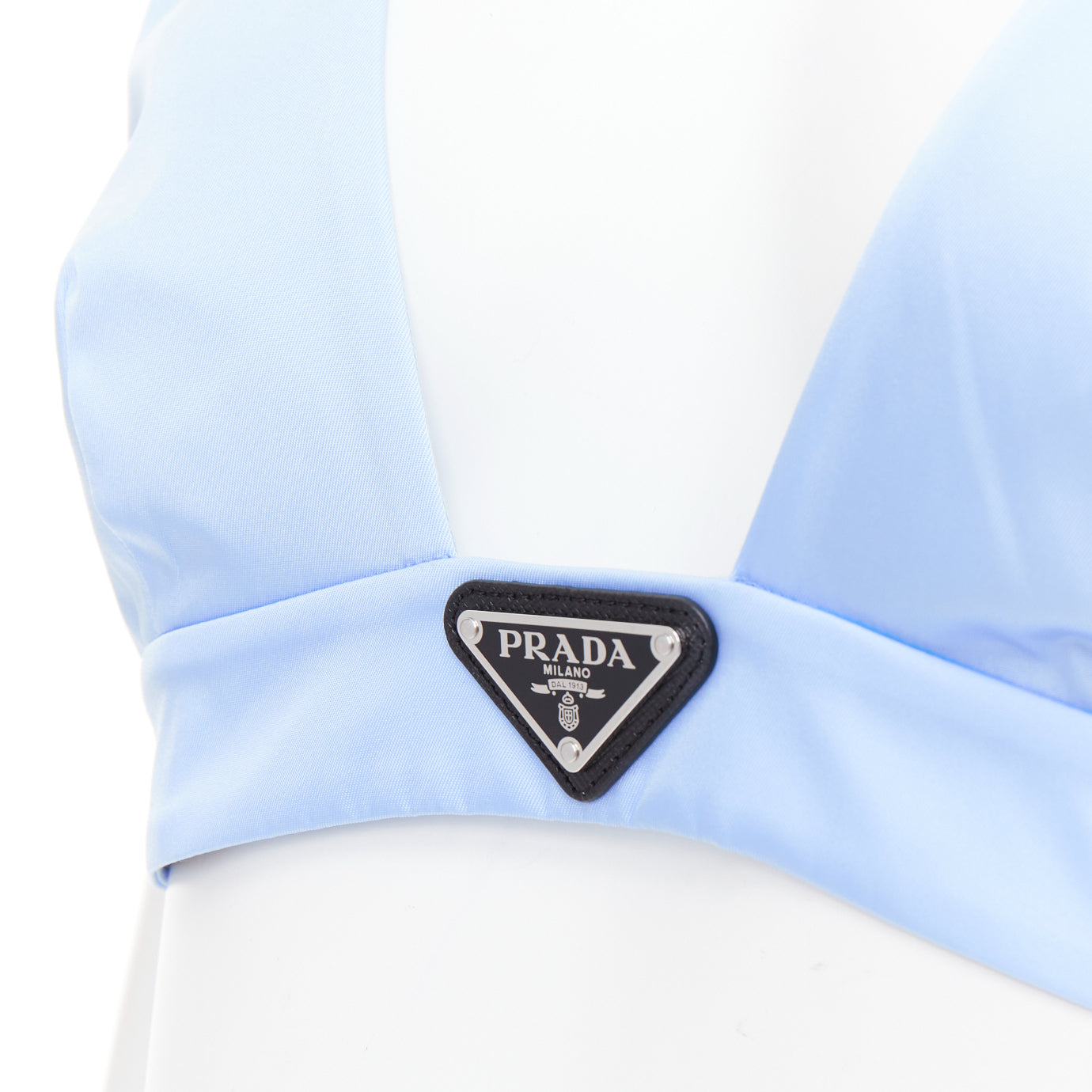 Prada Distressed Denim Bralette - Detail 2