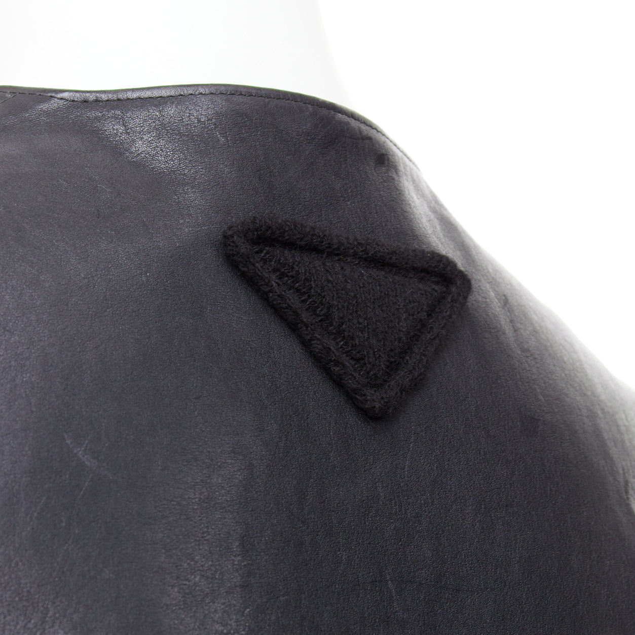 Prada Sleeveless Vitello Jacket - Back view