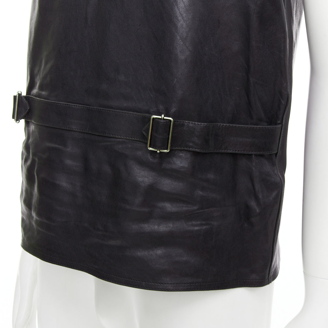 Prada Sleeveless Vitello Jacket - Detail 2