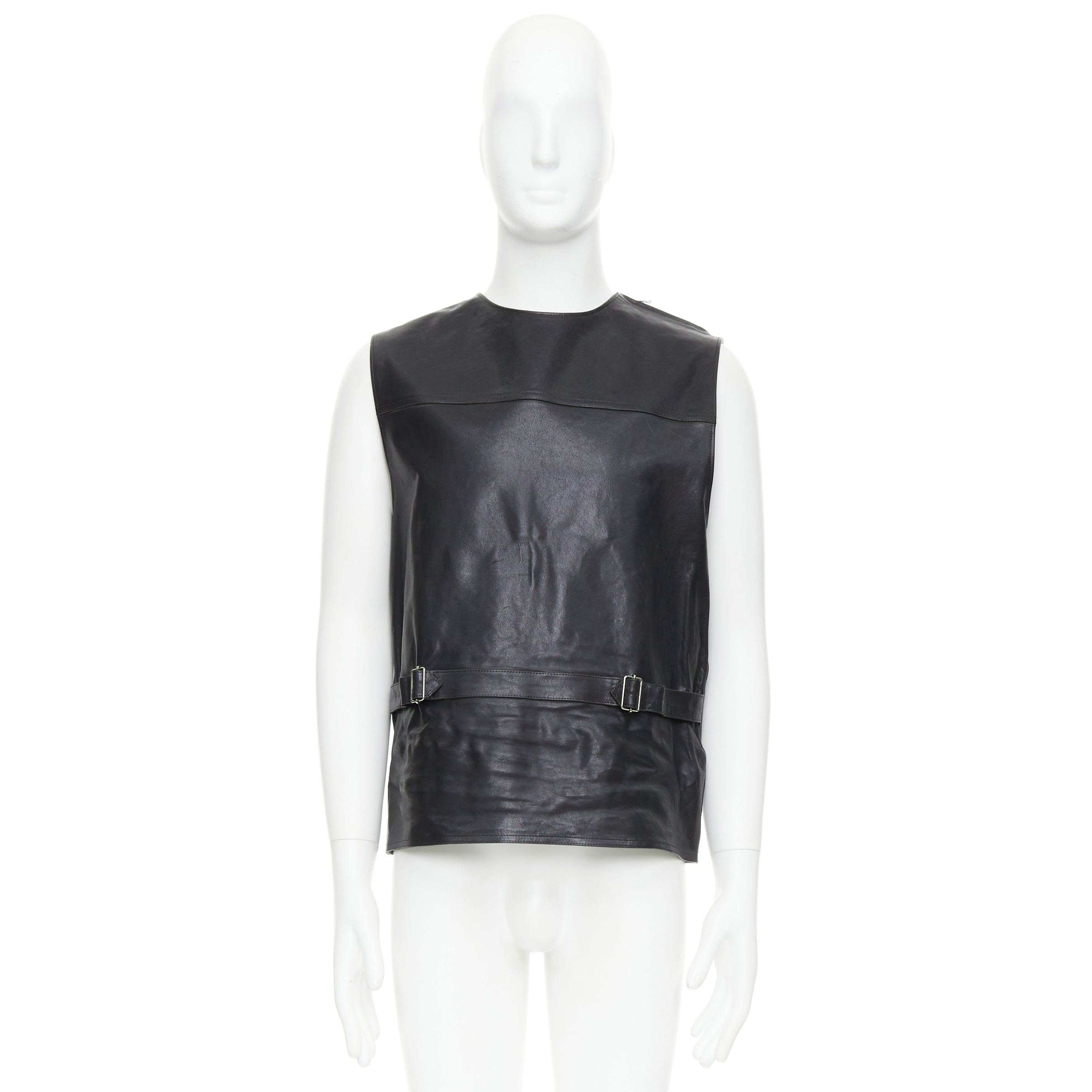 Prada Sleeveless Vitello Jacket - Image 11