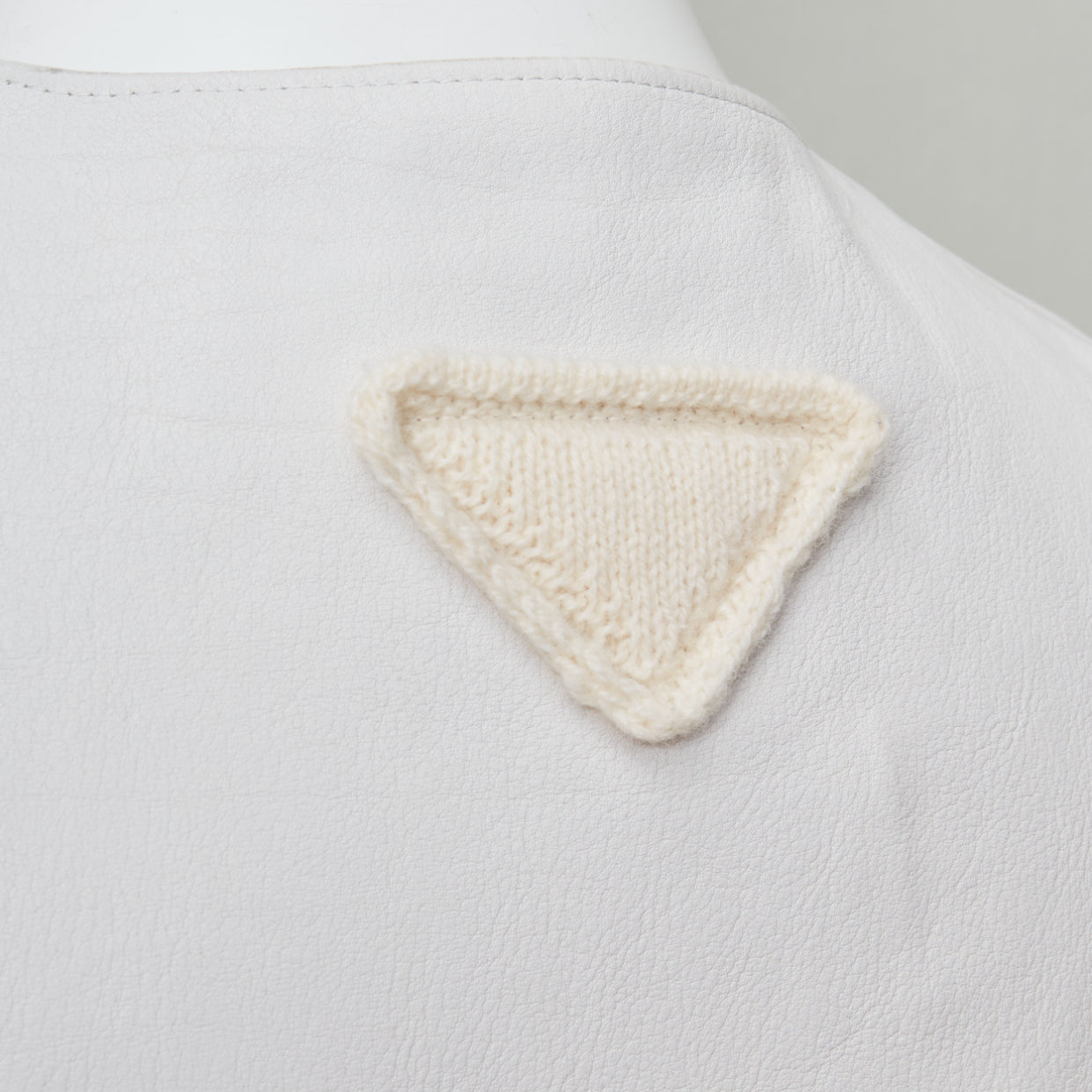 Prada White Leather Vest - Image 10