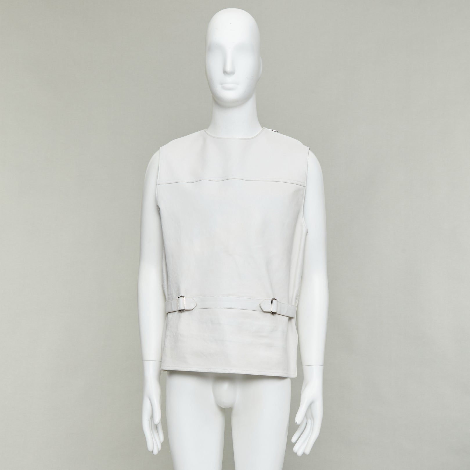Prada White Leather Vest - Image 13