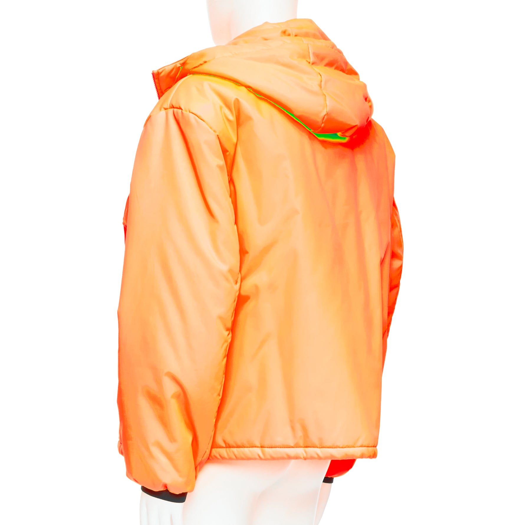 Prada Neon Orange Puffer - Detail 1