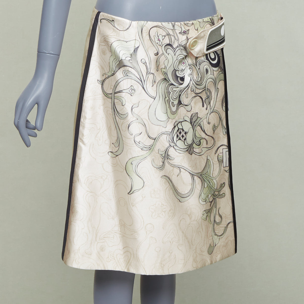 Prada Fairy Print Skirt - Image 6