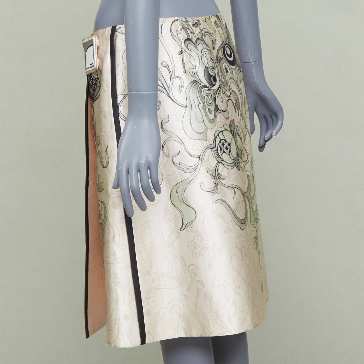 Prada Fairy Print Skirt - Detail 1