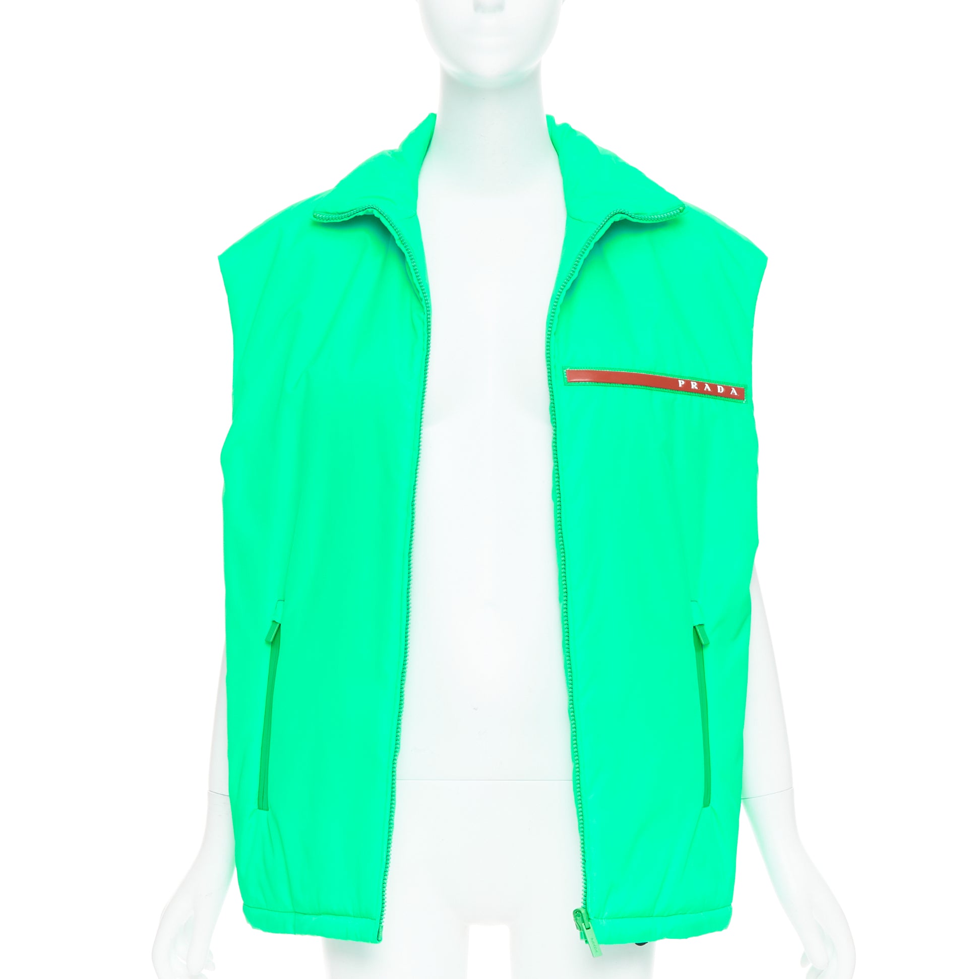 Prada Neon Green Vest - Image 6