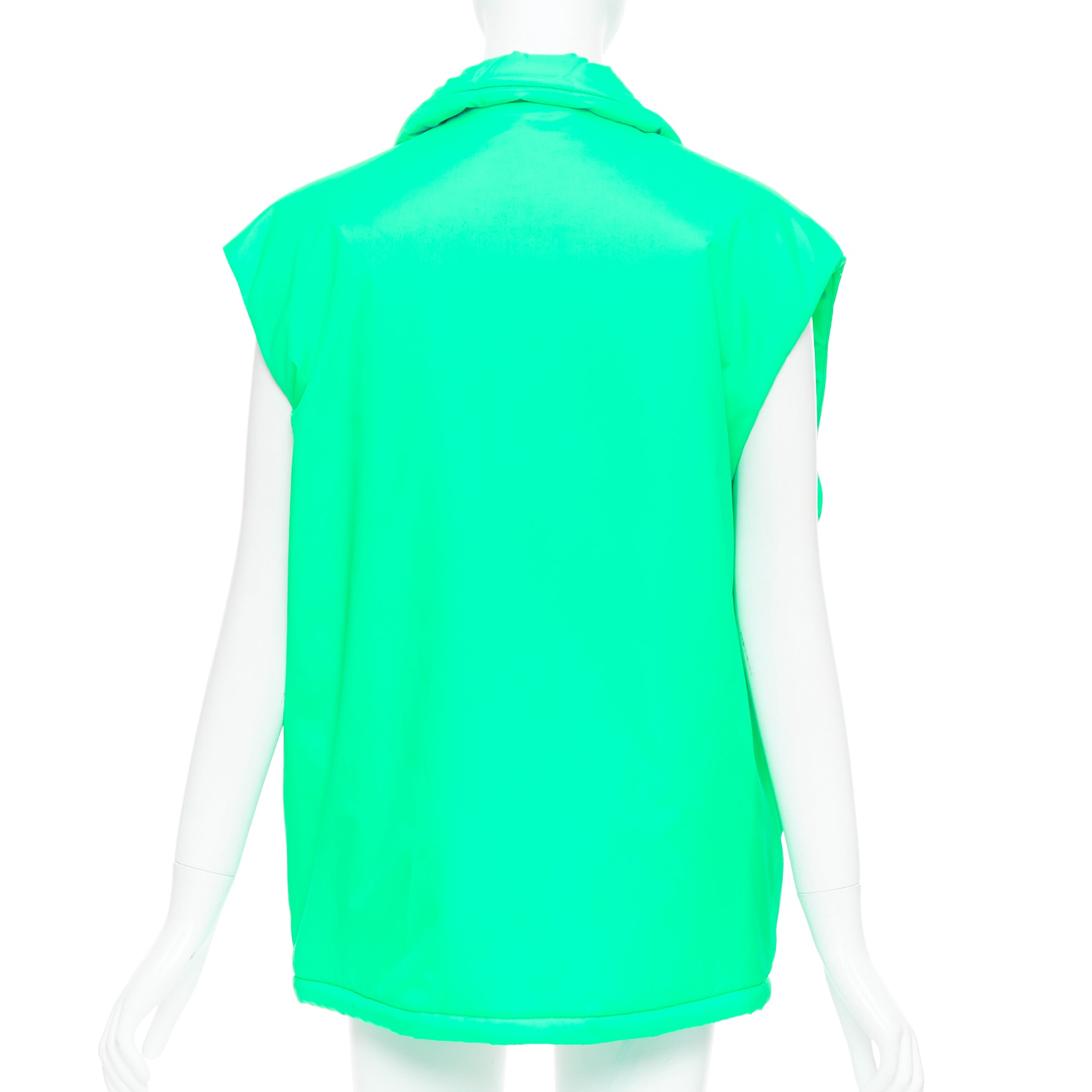 Prada Neon Green Vest - Detail 1