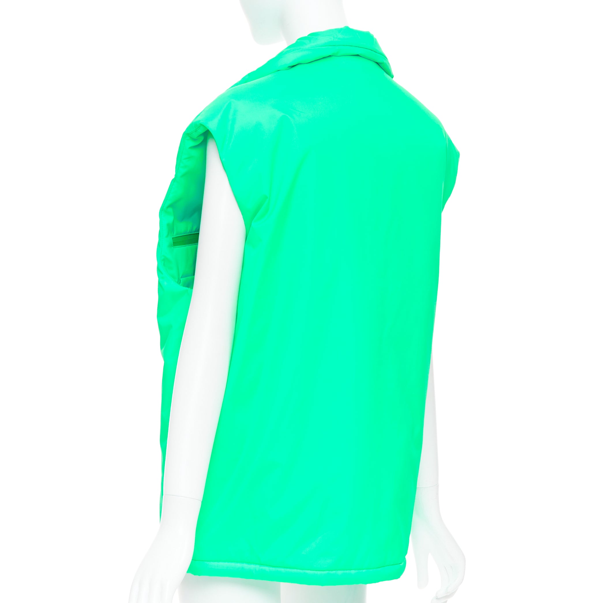 Prada Neon Green Vest - Detail 2