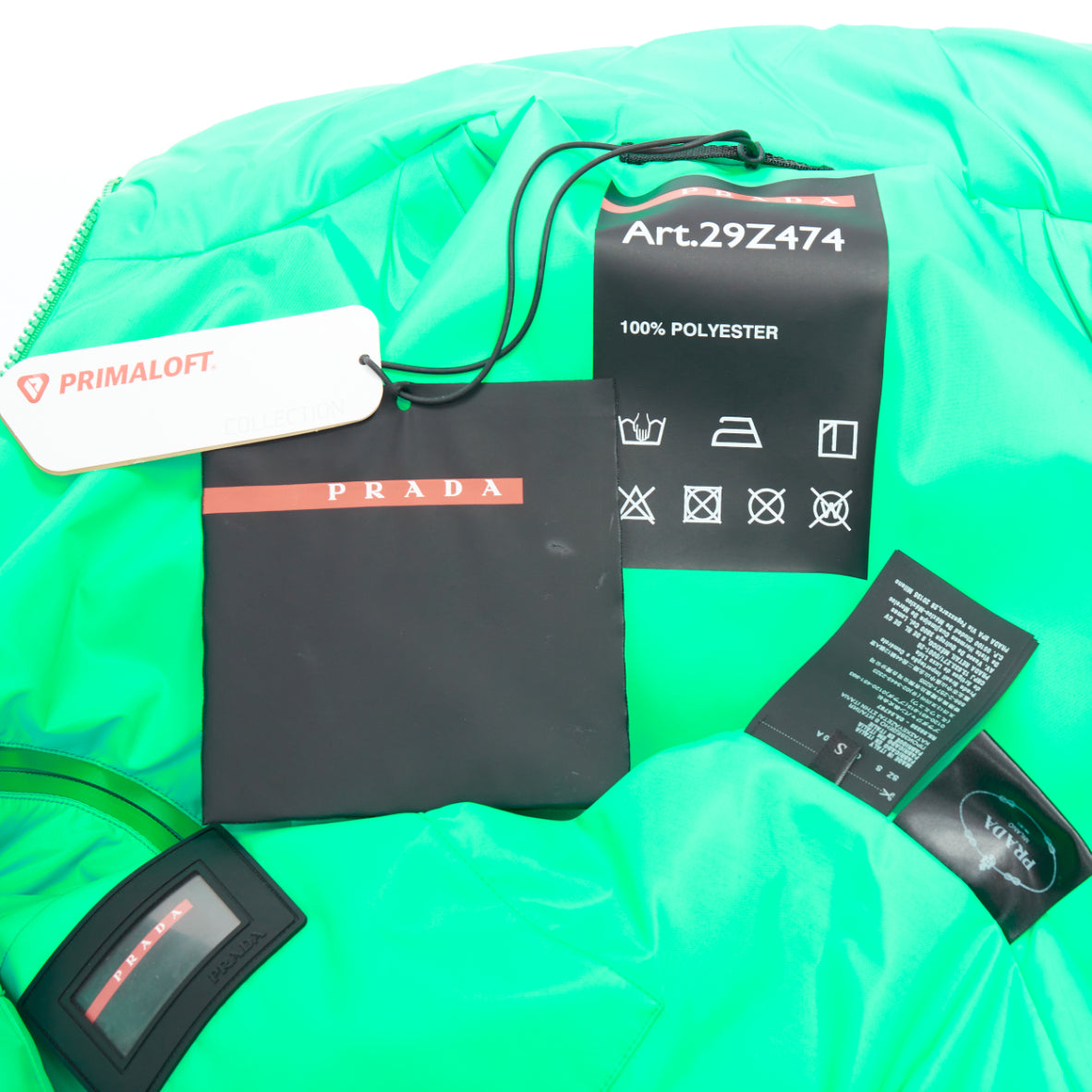 Prada Neon Green Vest - Image 11