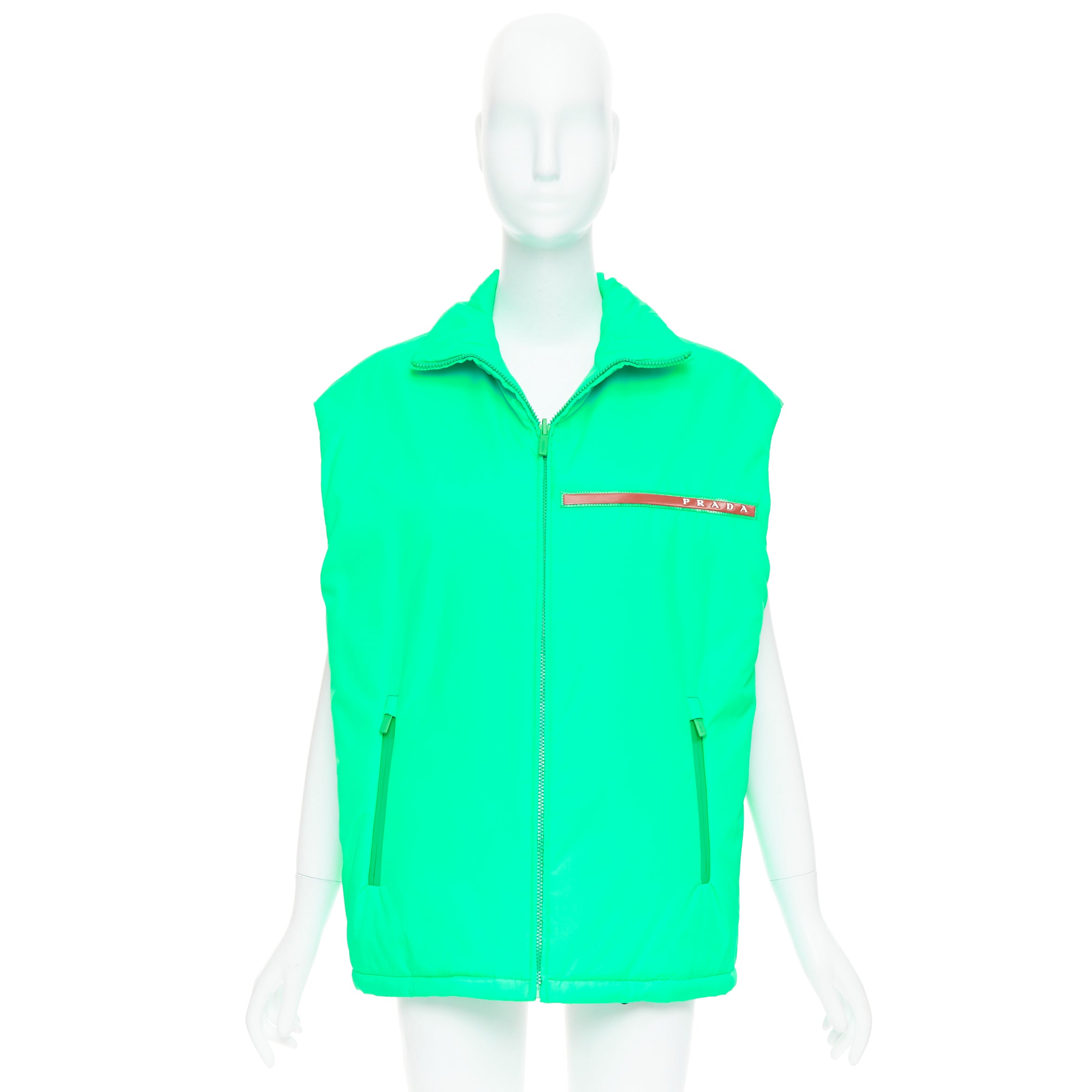 Prada Neon Green Vest - Image 12