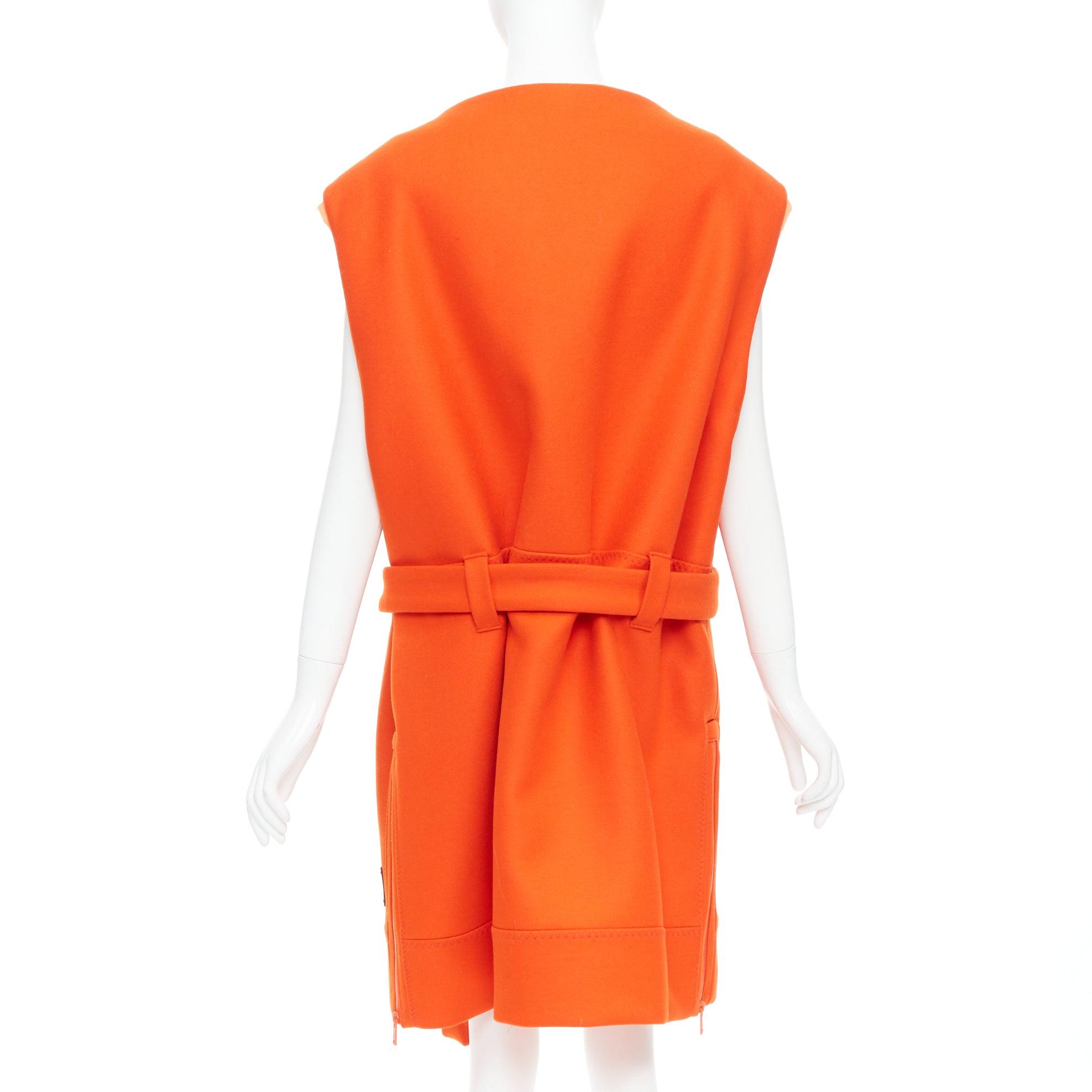 Prada Orange Wool Vest - Detail 1