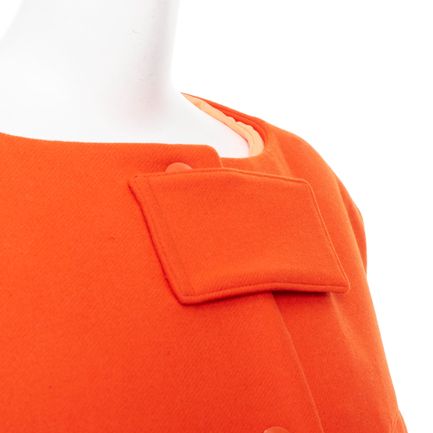 Prada Orange Wool Vest - Image 10