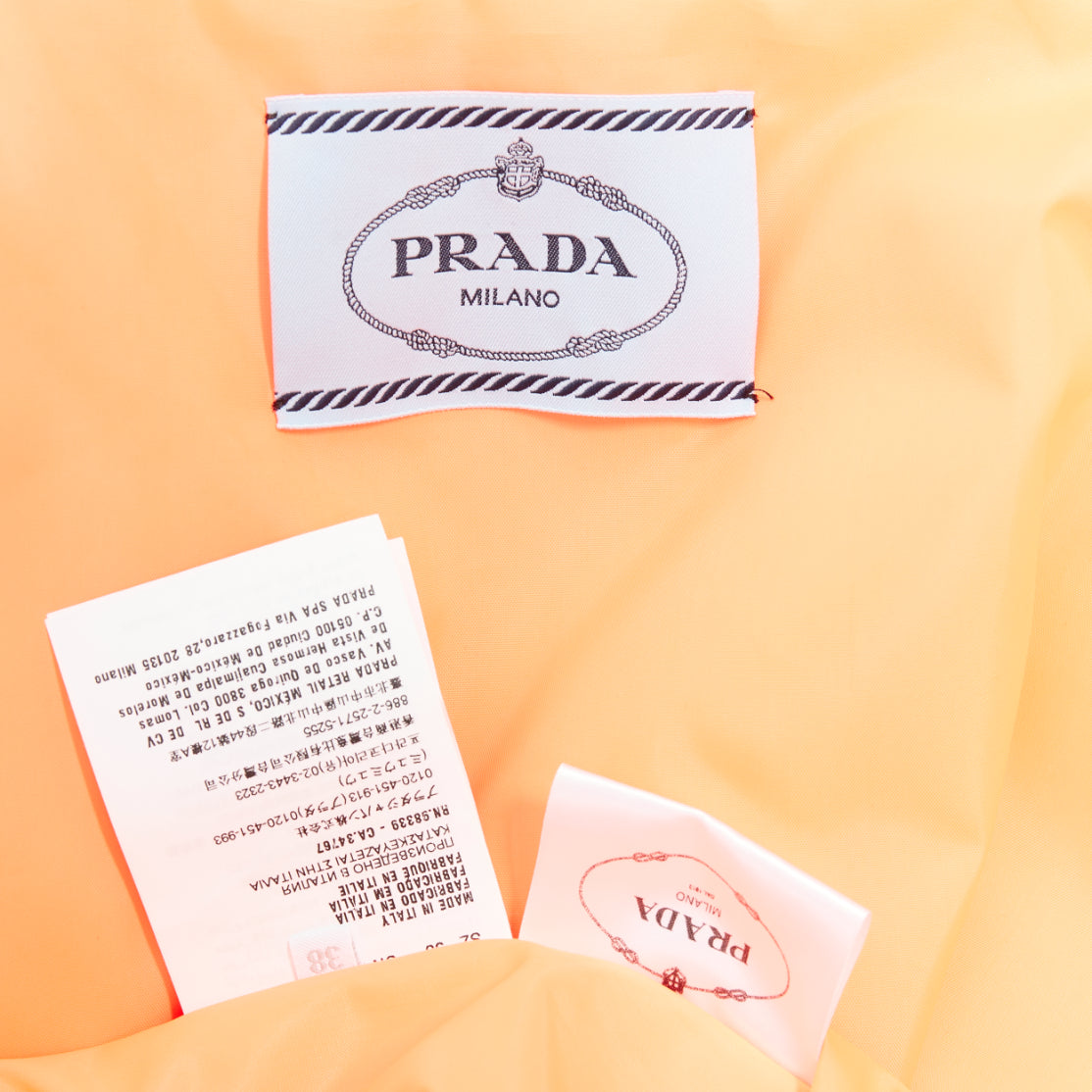 Prada Orange Wool Vest - Image 11