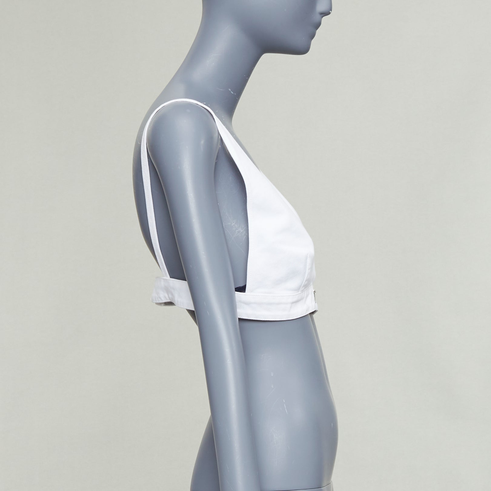 Prada Tweed Rubber Bustier - 4