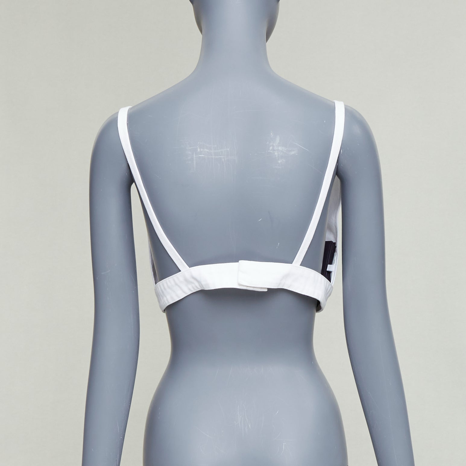 Prada Tweed Rubber Bustier - Side view