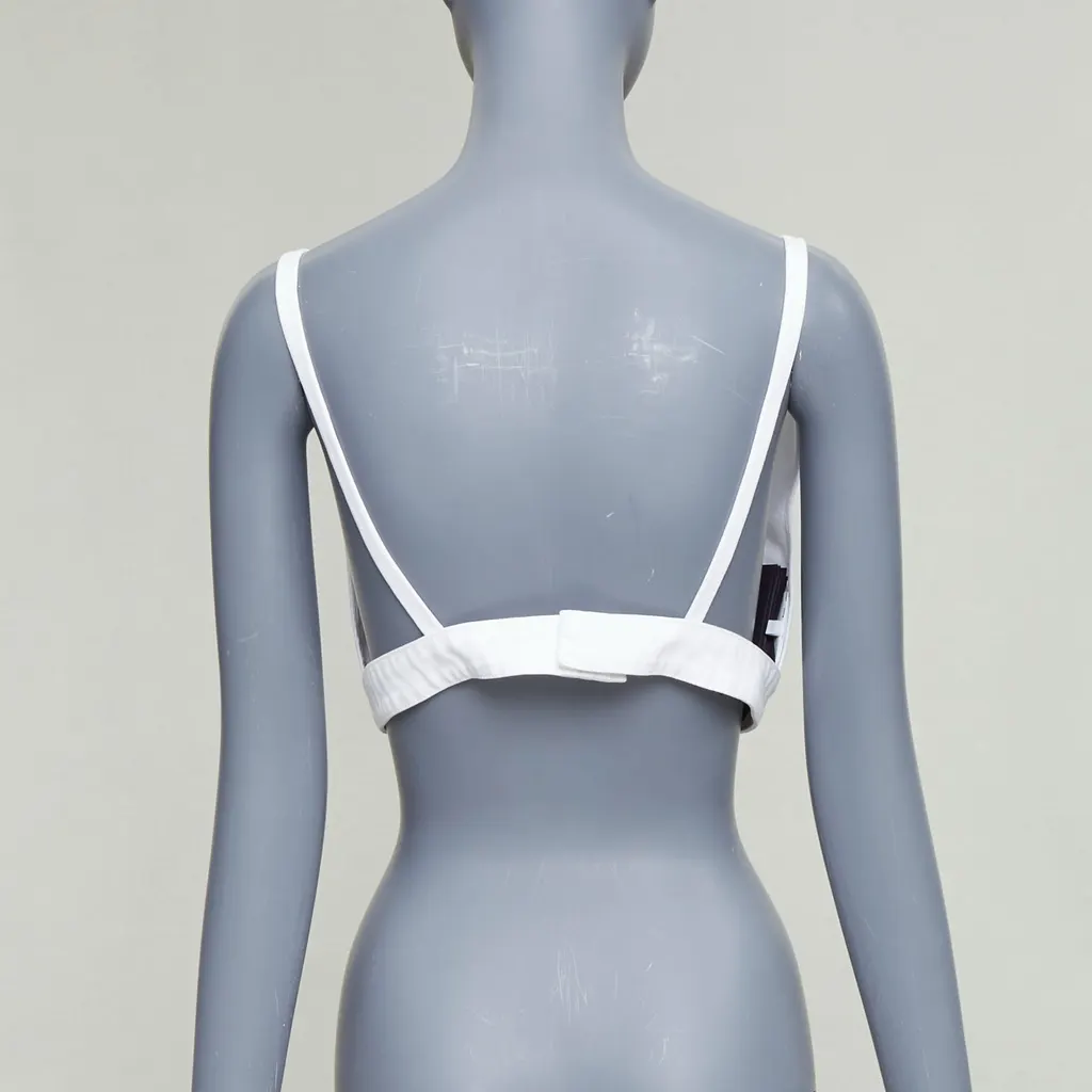 Prada Tweed Rubber Bustier White Never worn, with tag - Box View