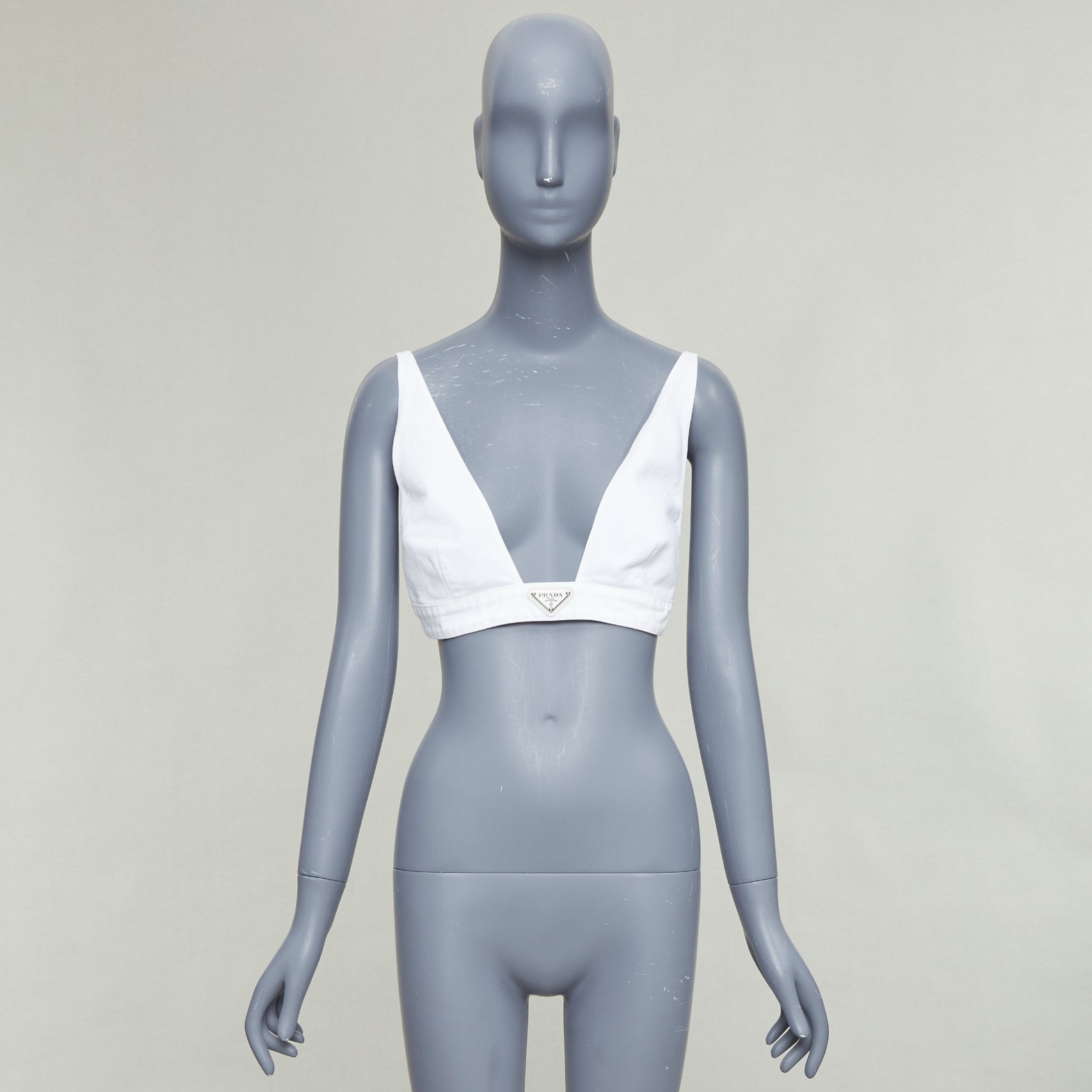 Prada Tweed Rubber Bustier - Image 11