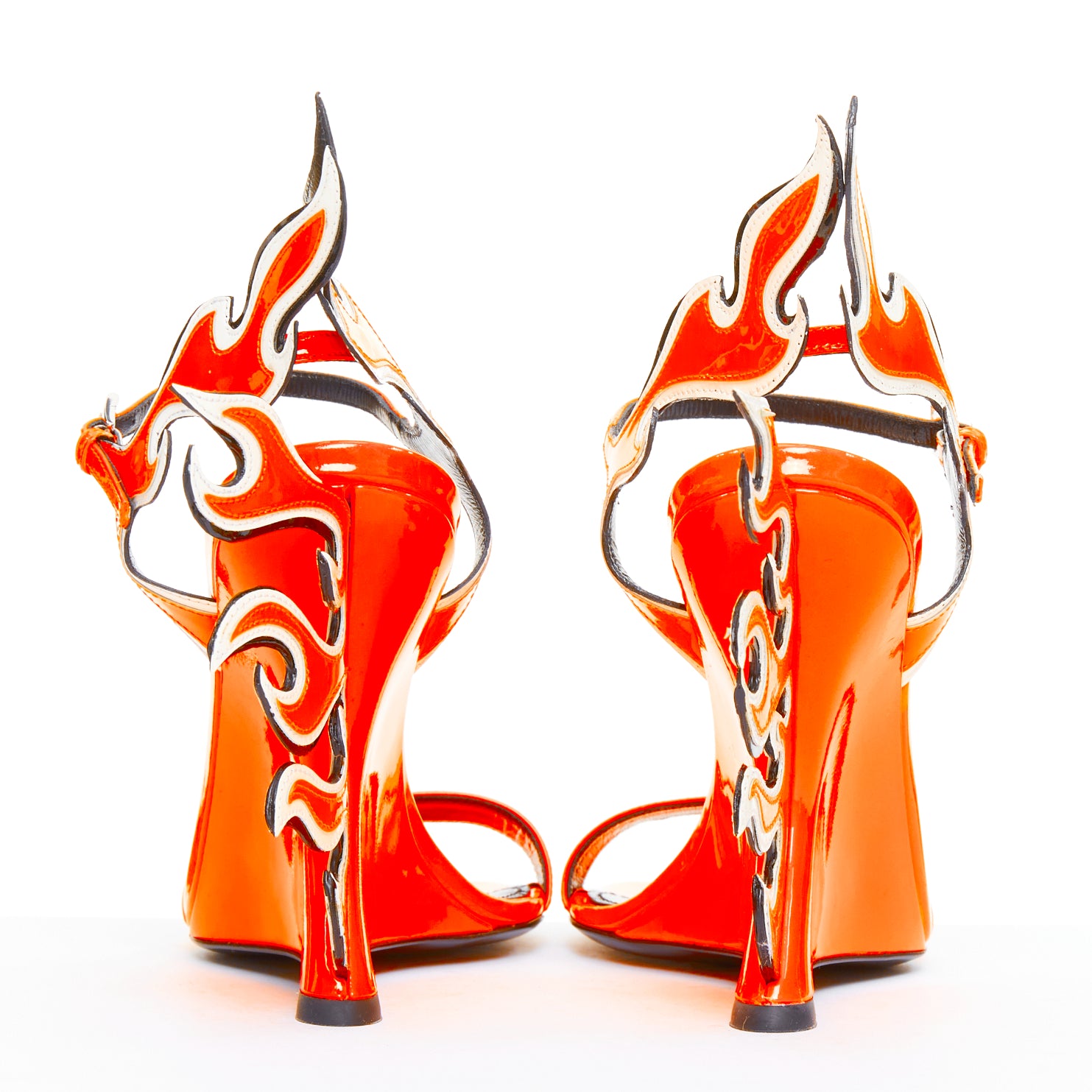 Prada Flame Wedge Sandal - Side view