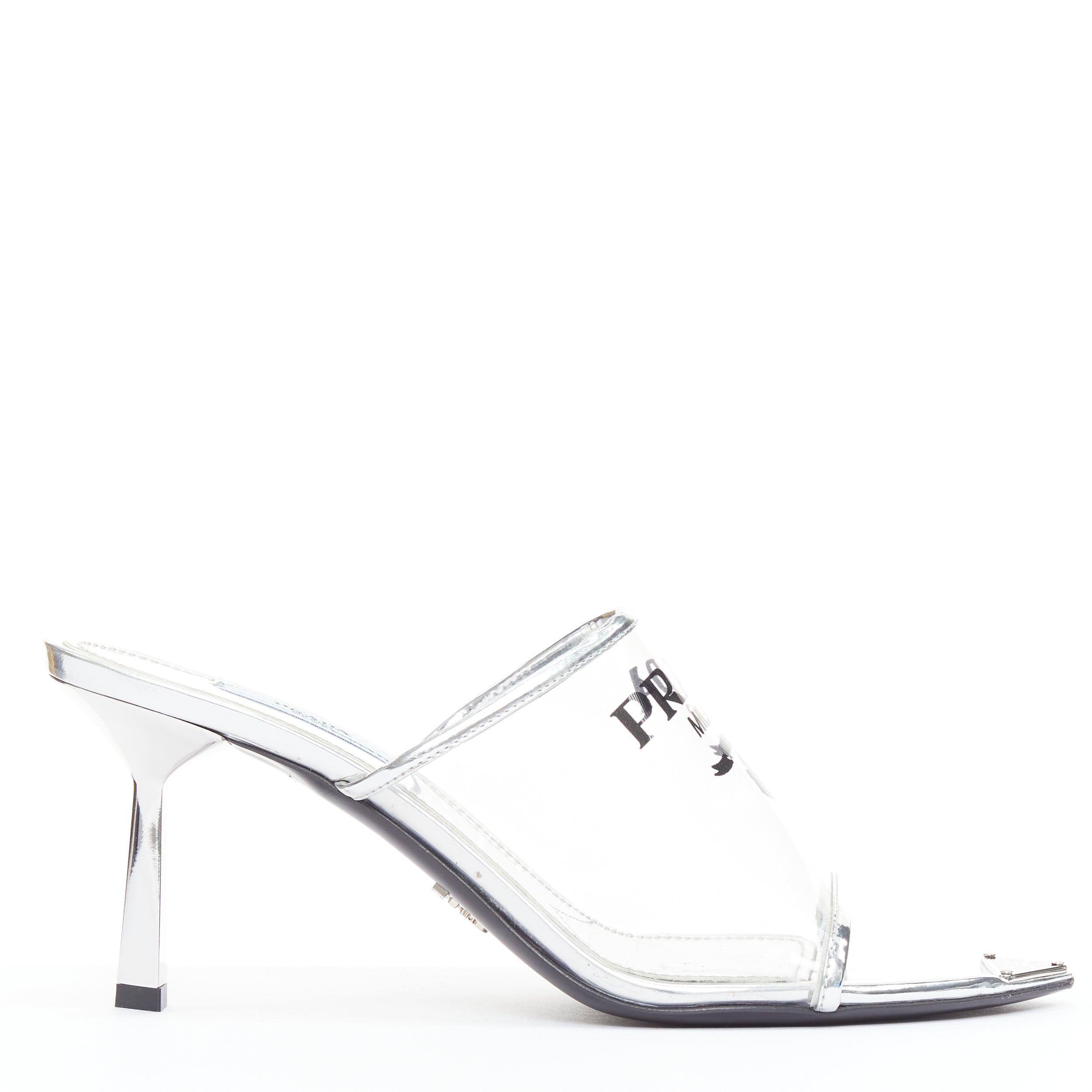 Prada PVC Mule Heels - Back view