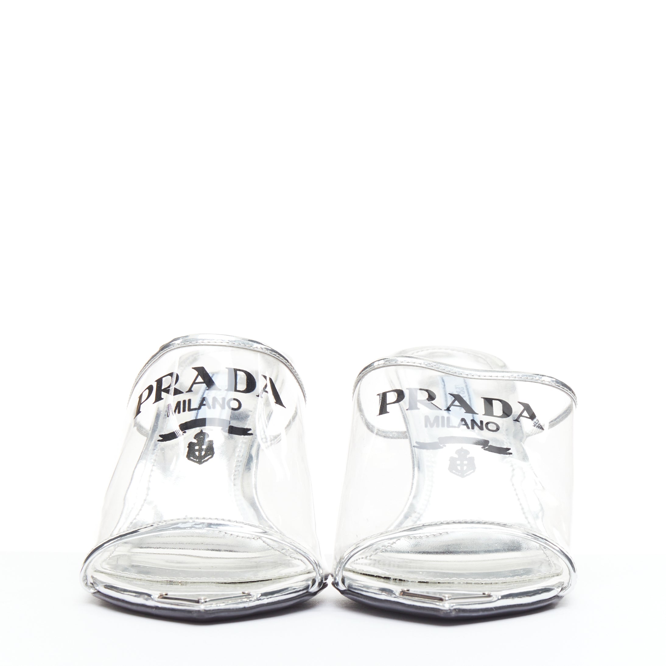 Prada PVC Mule Heels - Image 6