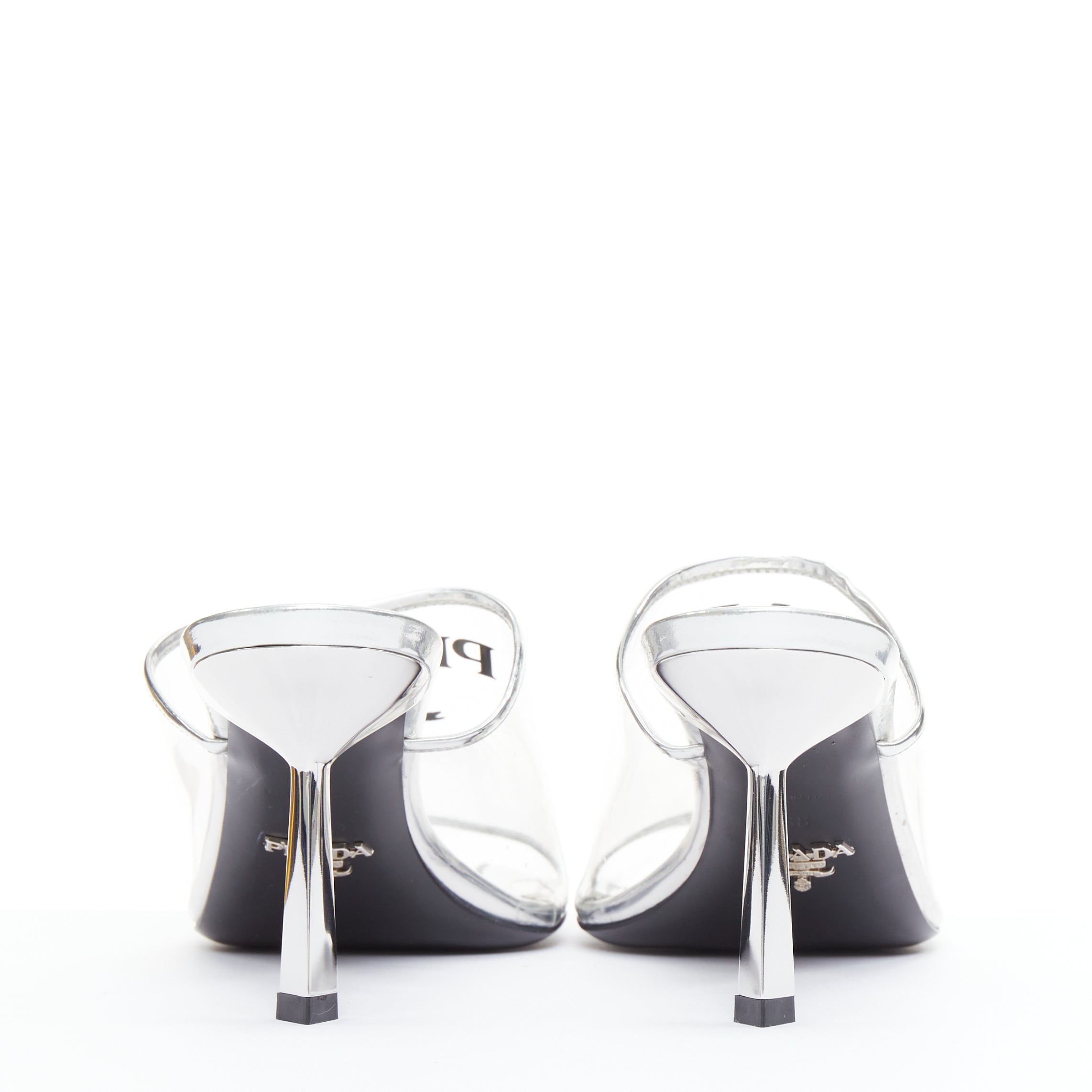 Prada PVC Mule Heels - Side view