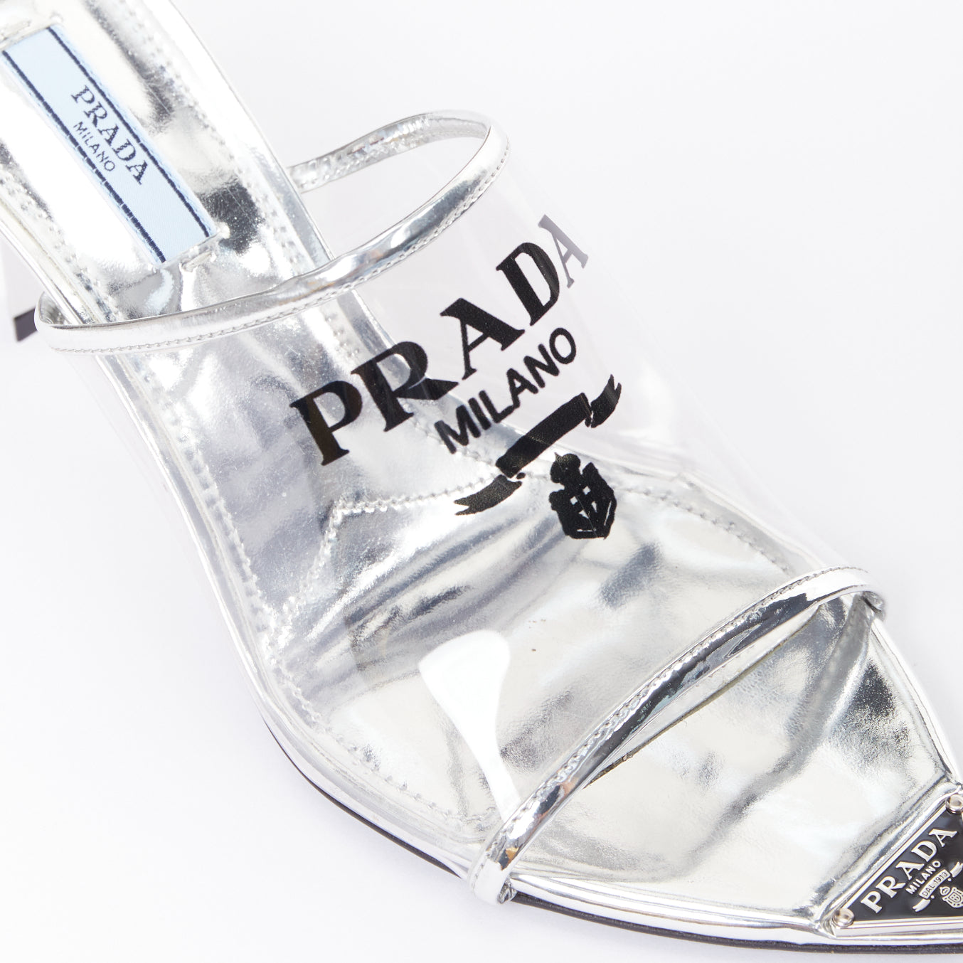 Prada PVC Mule Heels - Detail 2