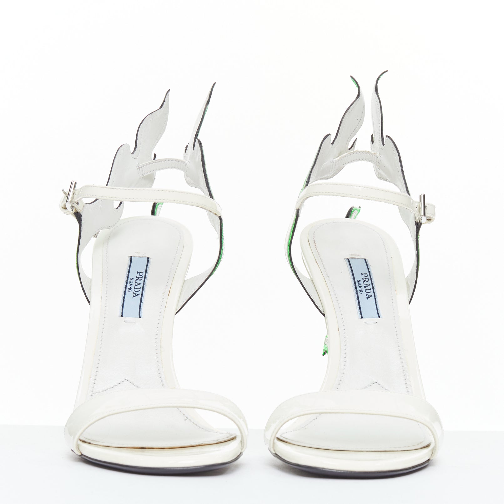 Prada Flame Wedge Sandal - Image 6