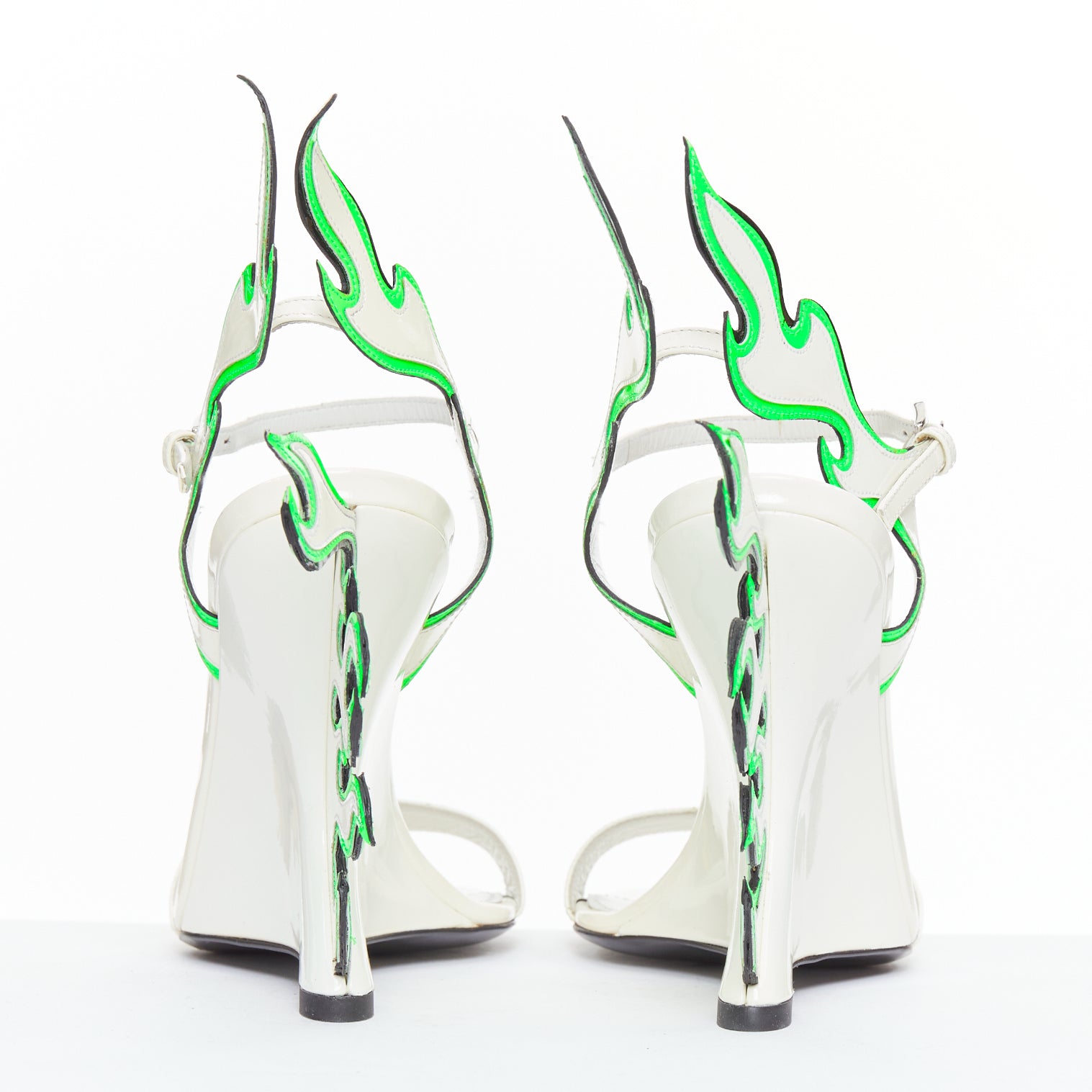 Prada Flame Wedge Sandal - Side view