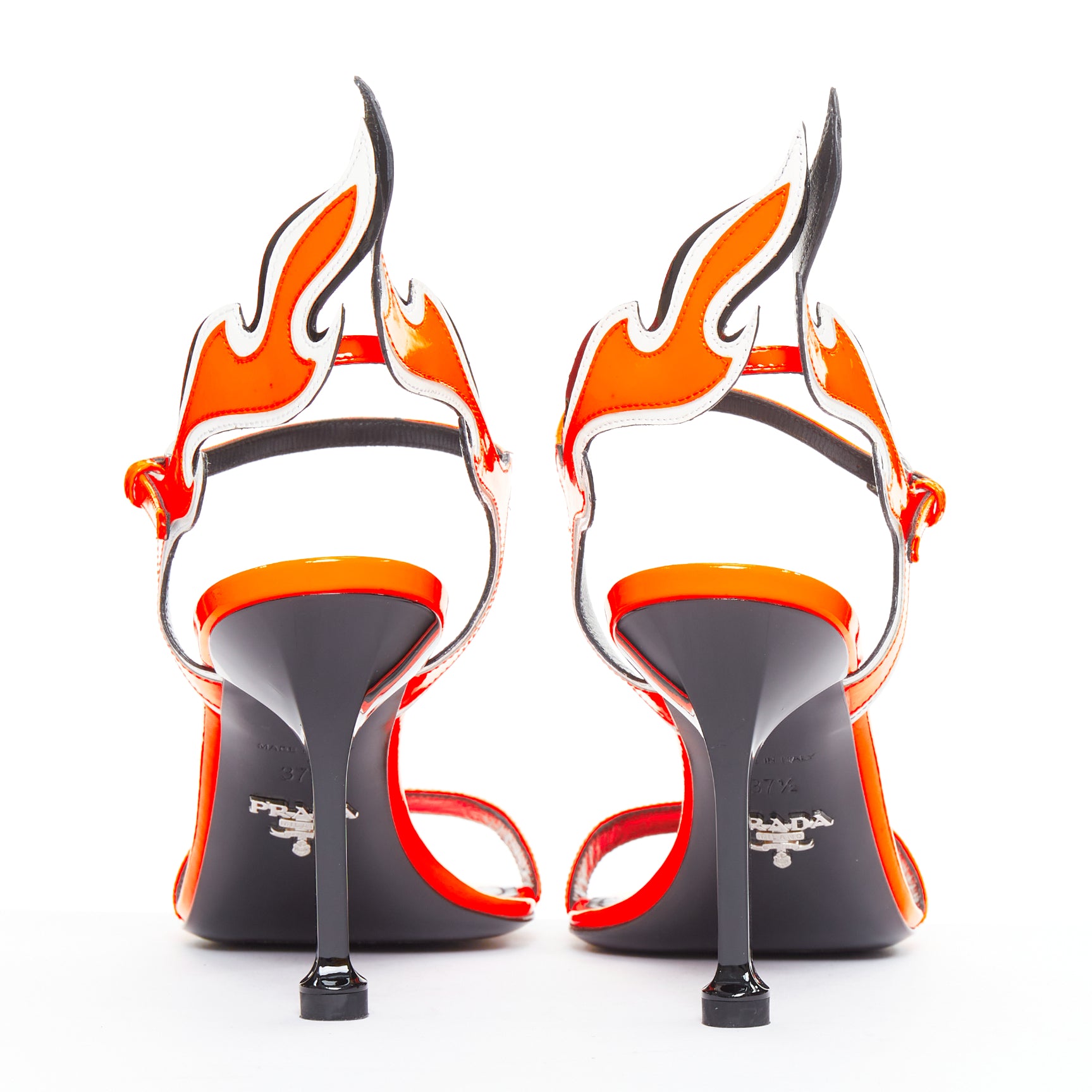 Prada Fire Mid Sandals - Side view